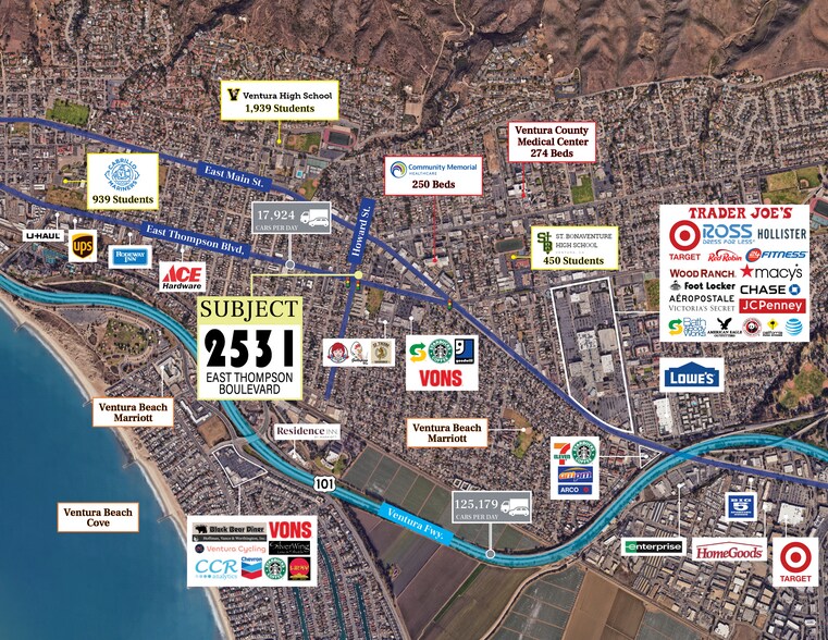 More Photos Of 2531 E Thompson Blvd, Ventura Freestanding For Sale