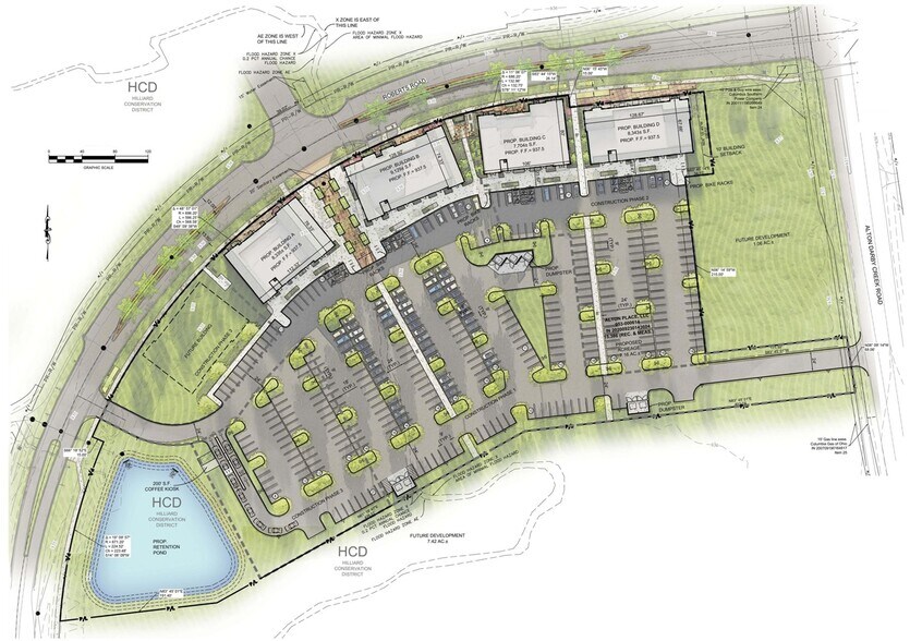 More Photos Of SWC of Roberts Road and Alton Darby Road, Hilliard Unknown For Lease