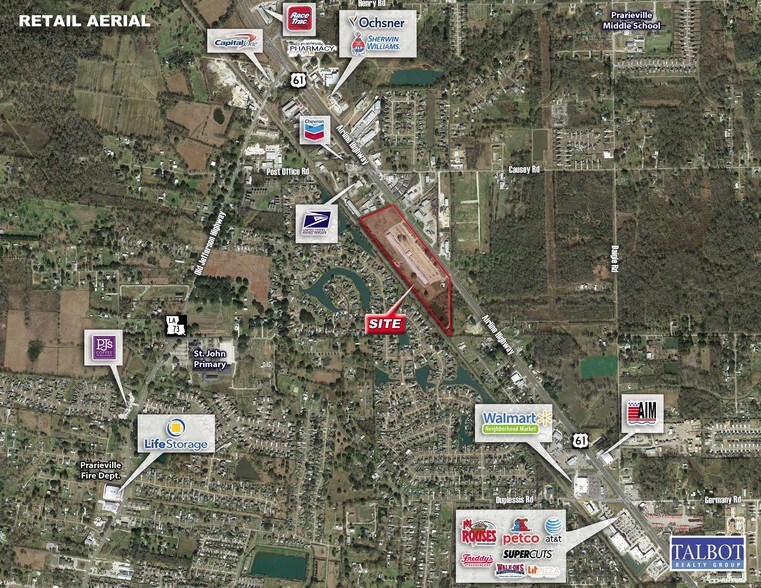 More Photos Of 15545 Airline Hwy, Prairieville Land For Sale