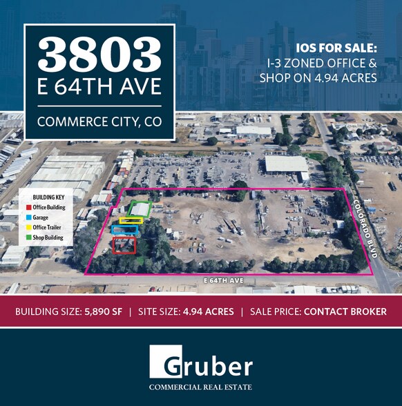 Primary Photo Of 3803 E 64th Ave, Commerce City Warehouse For Sale