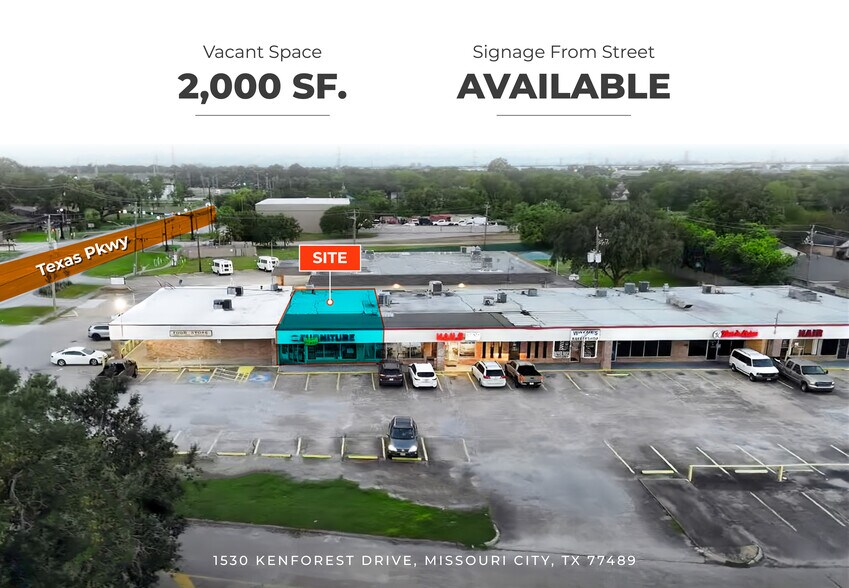 More Photos Of 1530 KenForest, Missouri City Storefront For Lease