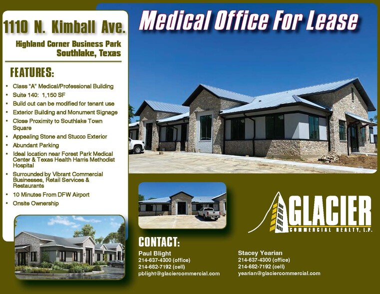 Primary Photo Of 1110 N Kimball Ave, Southlake Medical For Lease