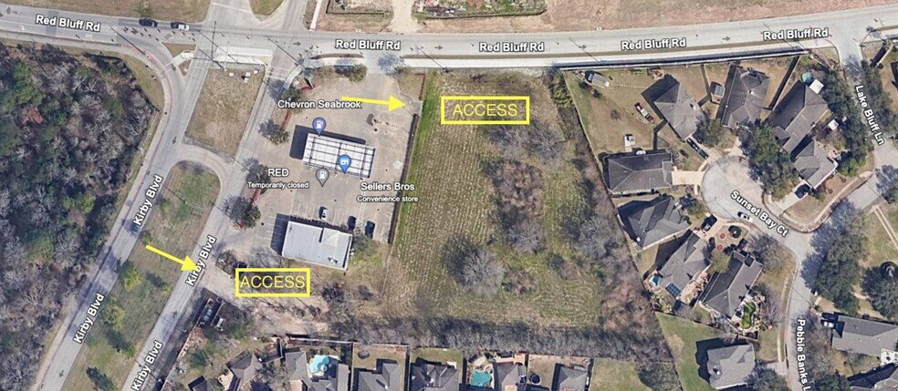 More Photos Of Red Bluff Rd @ Kirby Rd, Seabrook Land For Sale