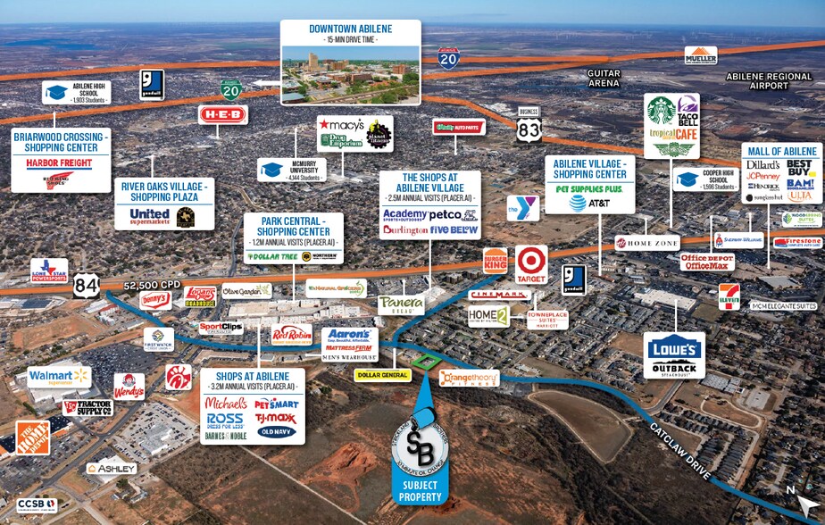 More Photos Of 3850 Catclaw Dr, Abilene Freestanding For Sale