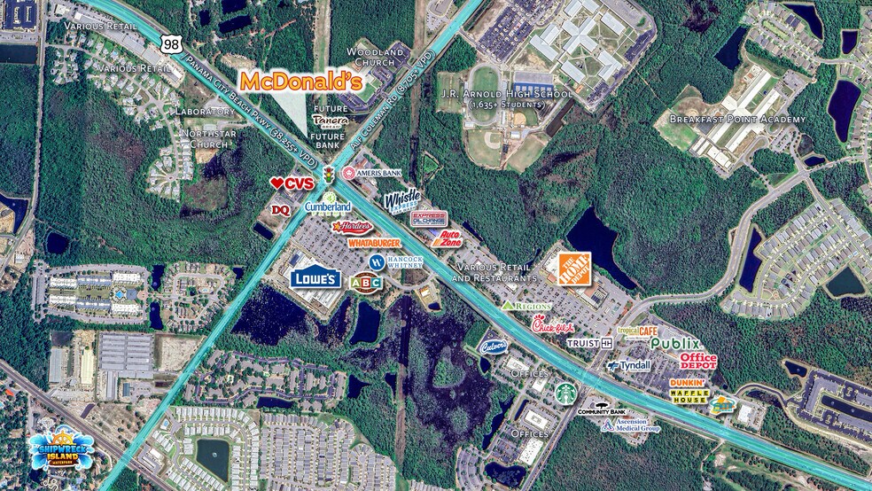 More Photos Of US-98 & N Alf Coleman Rd, Panama City Beach Freestanding For Sale