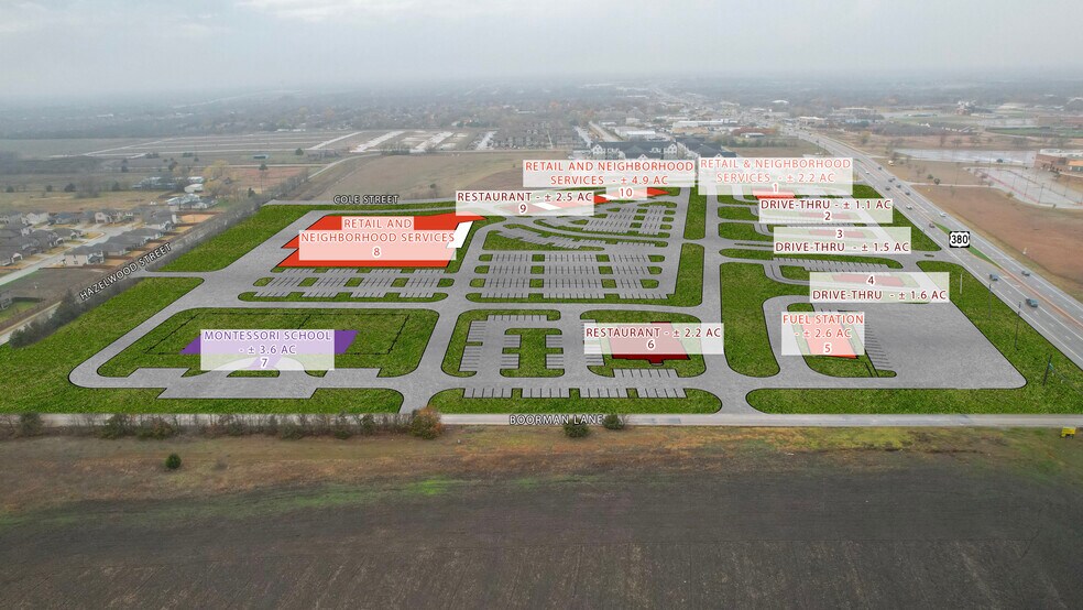 More Photos Of US Highway 380 & Boorman ln, Princeton Land For Sale