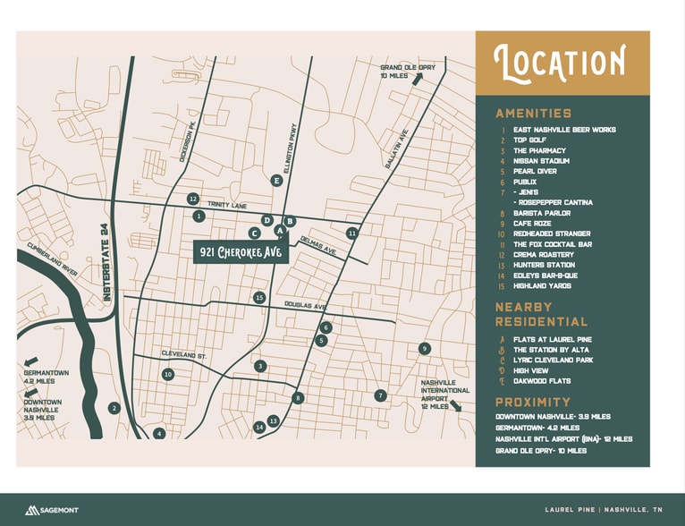 More Photos Of 921 Cherokee Ave, Nashville Storefront Retail Office For Lease