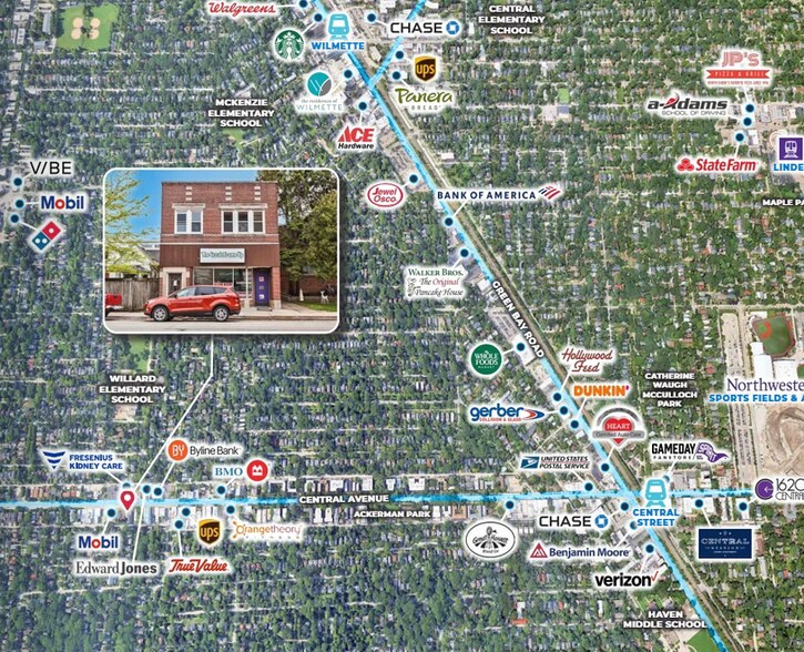 More Photos Of 2950 Central St, Evanston Storefront Retail Residential For Sale