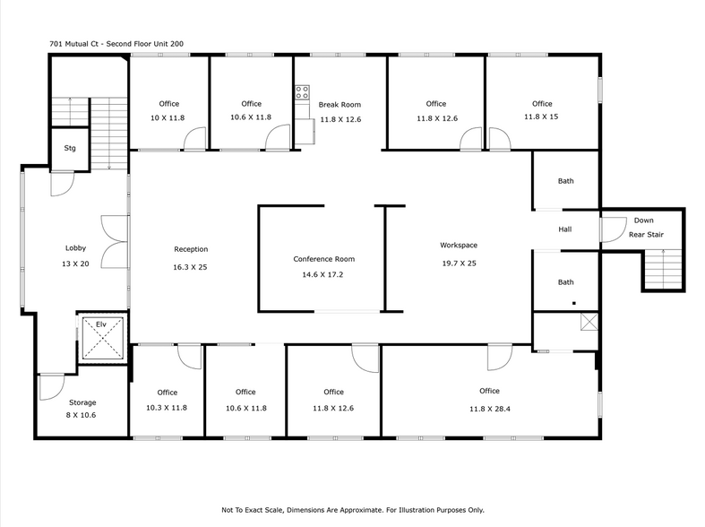 More Photos Of 701 Mutual Ct, Raleigh Office For Sale