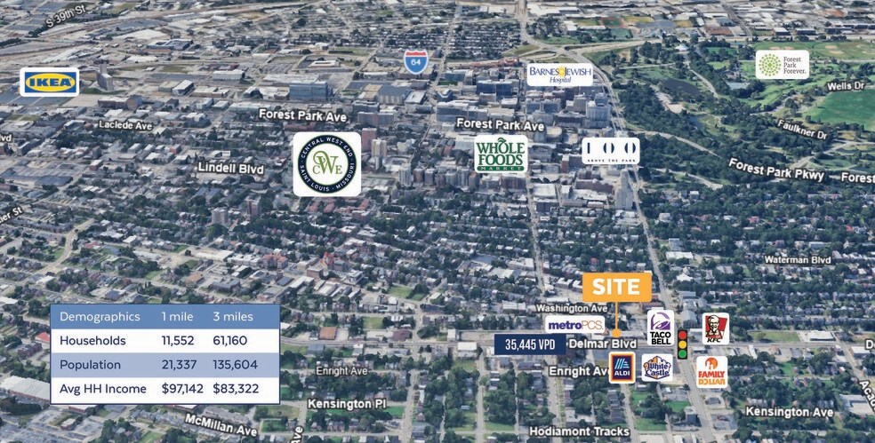 More Photos Of 4940-4956 Delmar Blvd, Saint Louis General Retail For Lease