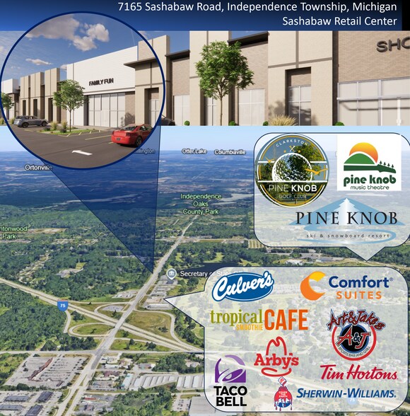 Primary Photo Of 7165 Sashabaw Rd, Clarkston Land For Sale