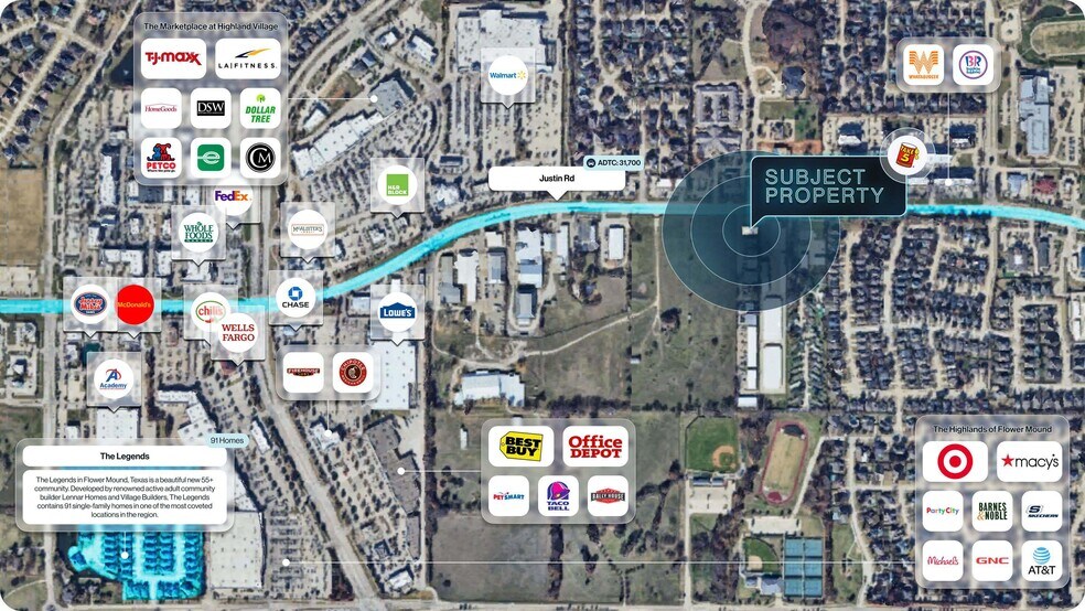 More Photos Of 2801 Justin Rd, Flower Mound Freestanding For Sale