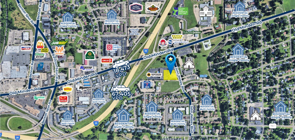 Primary Photo Of 200 John Wesley Blvd, Bossier City Land For Sale