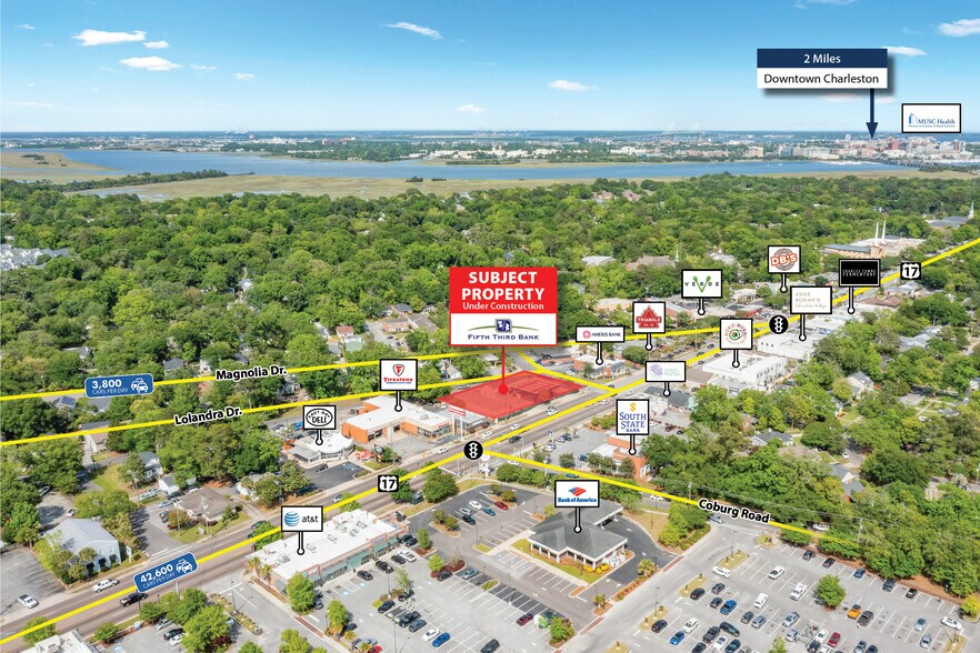 Primary Photo Of 844 Savannah Hwy, Charleston Bank For Sale