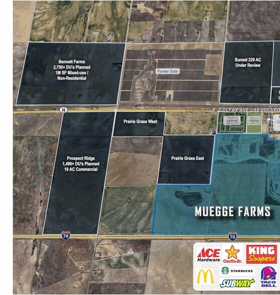 Primary Photo Of NWC Interstate 71 & SH79, Bennett Land For Sale
