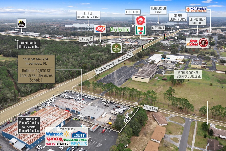 More Photos Of 1601 W Main St, Inverness Auto Dealership For Sale