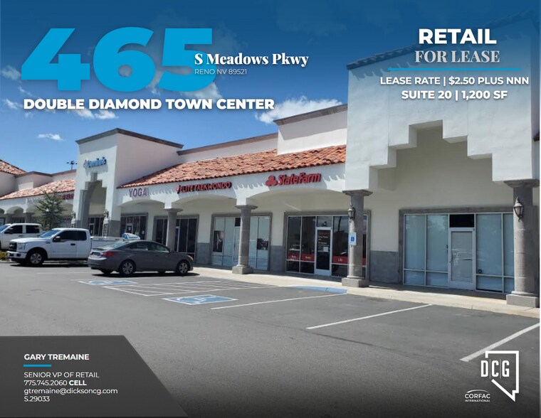 Primary Photo Of 465 S Meadows Pky, Reno General Retail For Lease