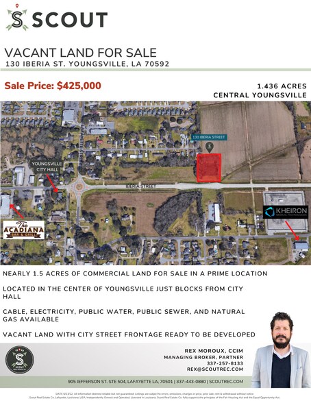 More Photos Of 130 Iberia St, Youngsville Land For Sale