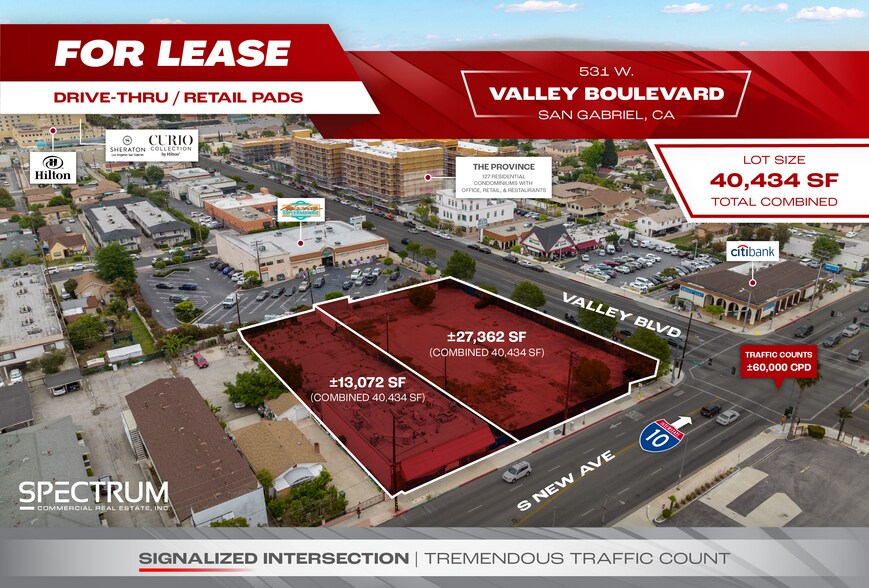 Primary Photo Of 531-545 W Valley Blvd, San Gabriel Land For Lease