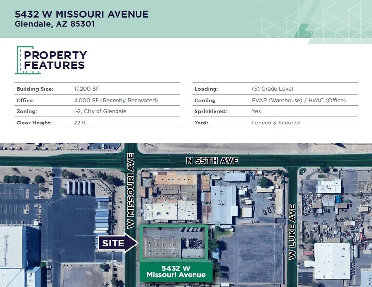 More Photos Of 5432 W Missouri Ave, Glendale Warehouse For Lease