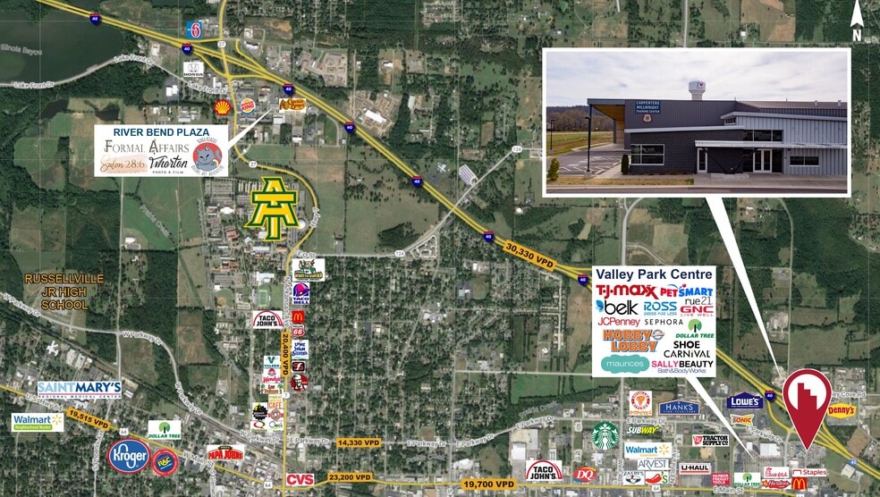 More Photos Of 340 N Shamrock Blvd, Russellville Light Manufacturing For Sale