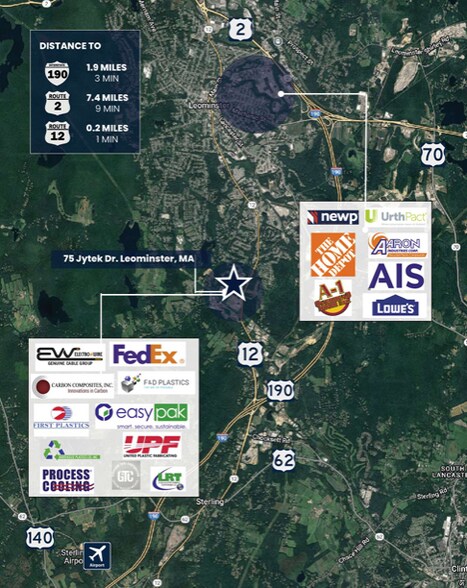 More Photos Of 75 Jytek Dr, Leominster Manufacturing For Lease