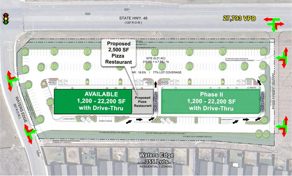 More Photos Of Highway TX-46 & Waters Edge, Seguin General Retail For Lease