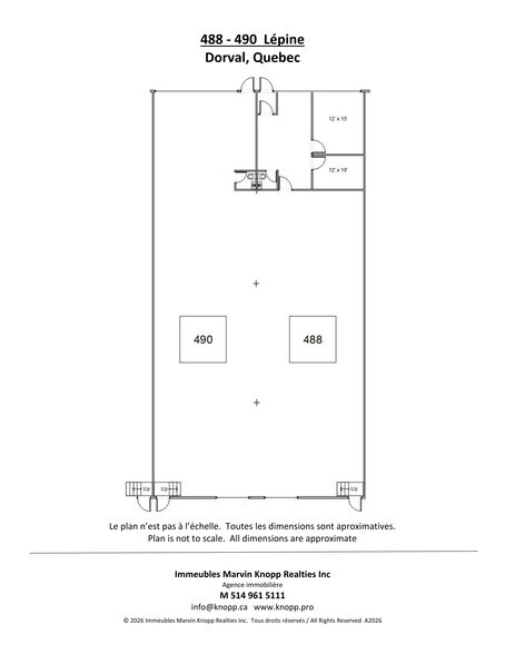 More Photos Of 480-518 Av Lépine, Dorval Warehouse For Lease