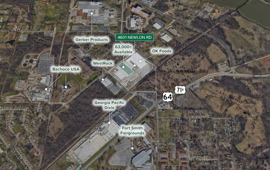 More Photos Of 4601 Newlon Rd, Fort Smith Distribution For Lease
