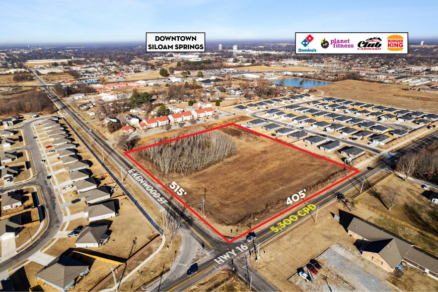 Primary Photo Of 5.09 Acres Hwy 16 & E Kenwood St, Siloam Springs Land For Sale