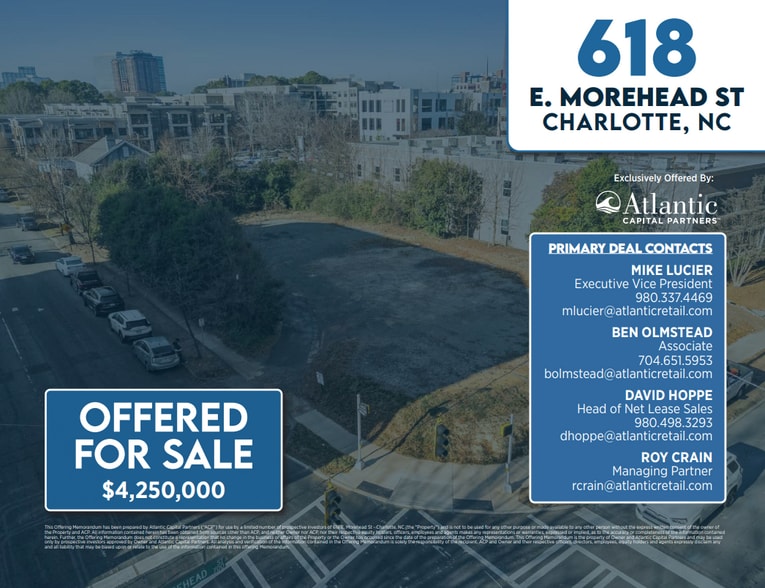 More Photos Of 618 E Morehead St, Charlotte Land For Sale