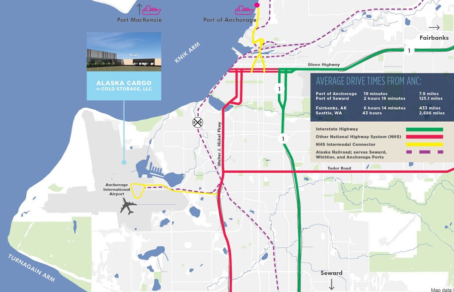 More Photos Of Tug Rd, Anchorage Refrigeration Cold Storage For Lease