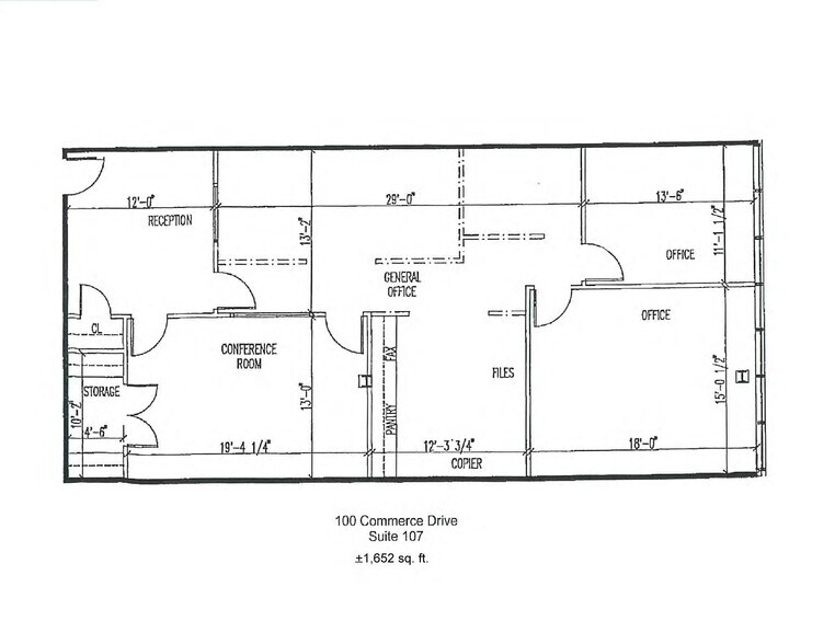 More Photos Of 100 Commerce Dr, New Windsor Township Office For Lease
