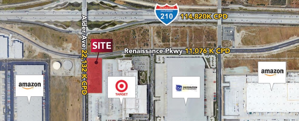 Primary Photo Of SEC Alder Ave & Renaissance Pky, Rialto Land For Lease