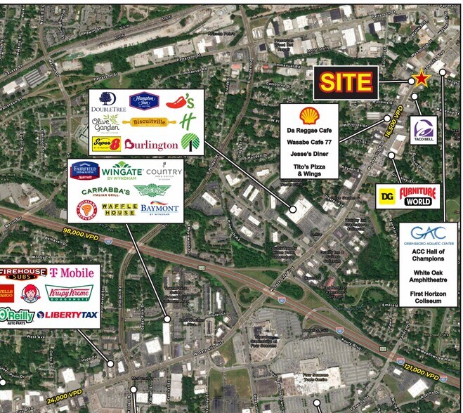 More Photos Of 2501 W Gate City Blvd, Greensboro Land For Sale
