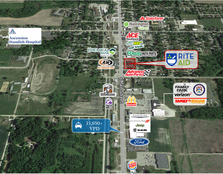 More Photos Of 301 S Main St, Standish Freestanding For Lease