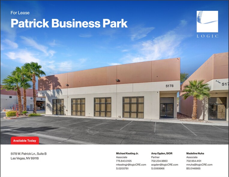 Primary Photo Of 5178 W Patrick Ln, Las Vegas Warehouse For Lease