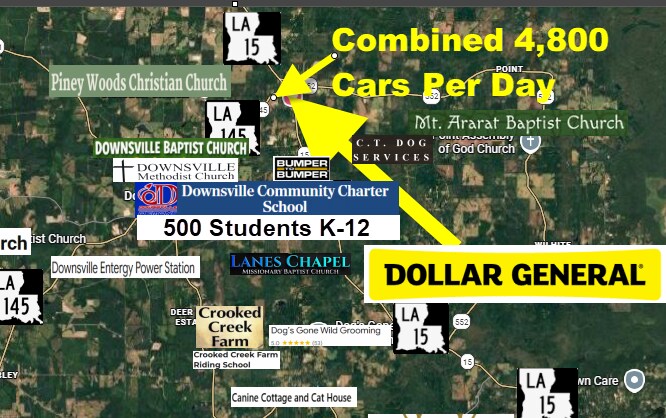 More Photos Of 12560 LA-15, Downsville General Retail For Sale