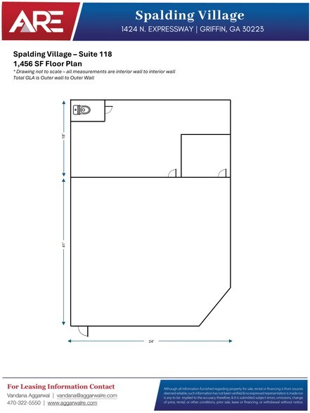 More Photos Of 100 Spalding Square, Griffin Unknown For Lease