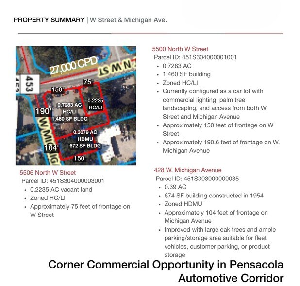 More Photos Of 5500 - 5506 North Street w, Pensacola Land For Sale