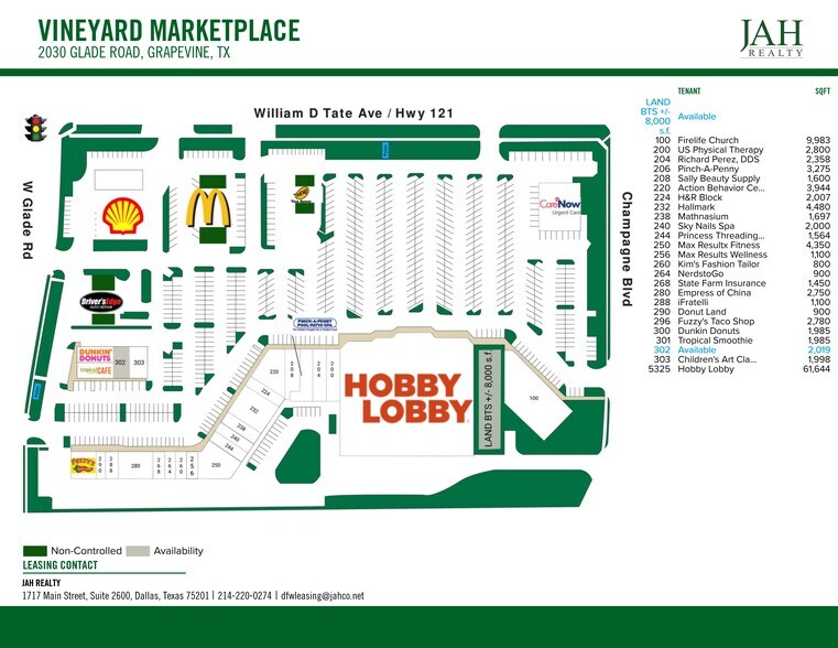 More Photos Of 2030-2040 Glade Rd, Grapevine Unknown For Lease