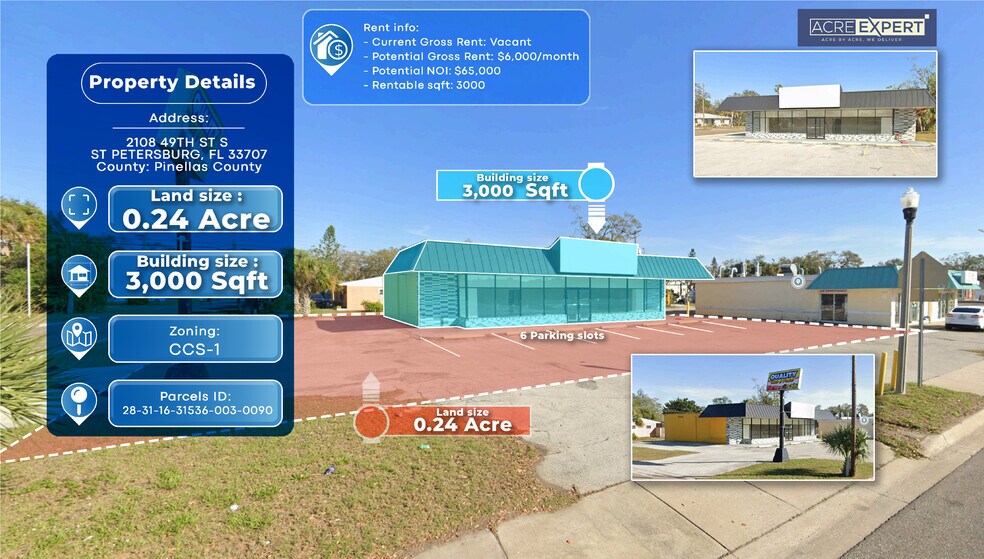 More Photos Of 2108 49th St S, Saint Petersburg Storefront For Sale