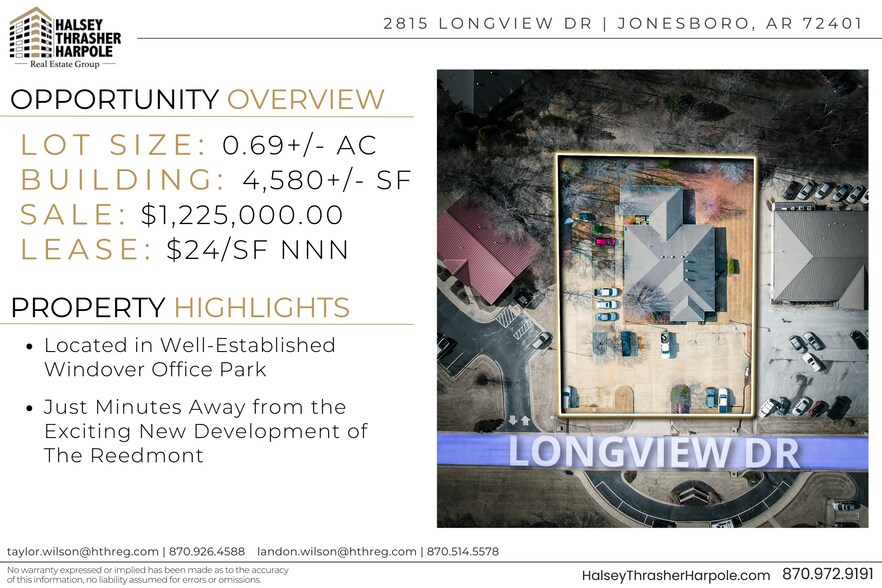 More Photos Of 2815 Longview Dr, Jonesboro Medical For Lease