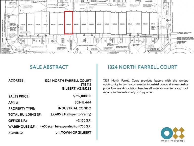 More Photos Of 1324 N Farrell Ct, Gilbert Warehouse For Sale