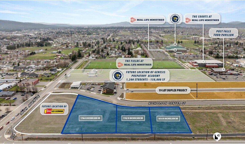 More Photos Of 16th Ave, Post Falls Land For Lease