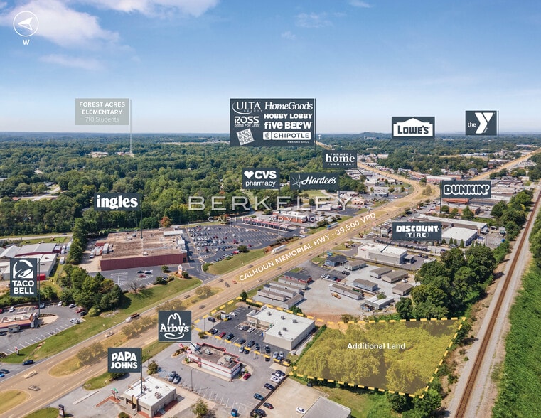 More Photos Of 5208 Calhoun Memorial Hwy, Easley Freestanding For Lease