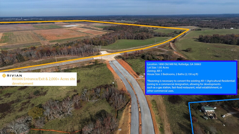 More Photos Of 1890 Old Mill Rd, Rutledge Land For Sale