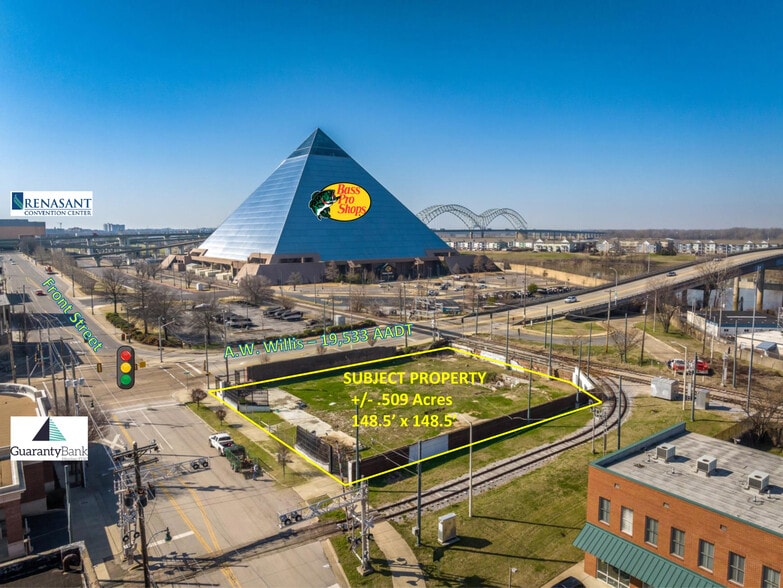 Primary Photo Of 463 N Front St, Memphis Land For Sale