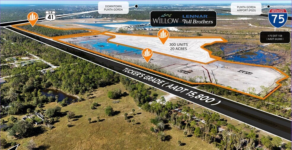 Primary Photo Of Tuckers Grade, Punta Gorda Land For Sale