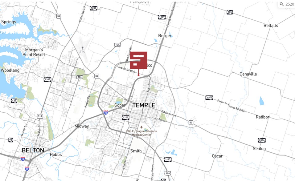 More Photos Of 2520 General Bruce dr, Temple Land For Lease